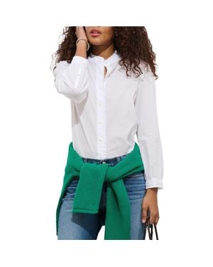 Alex Mill Yves Ruffle Shirt - White
