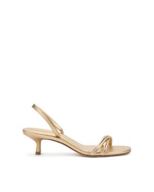 Larroude Mini Annie Sandal - Natural