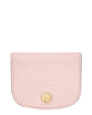 Longchamp Epure Leather Card Case - Pink