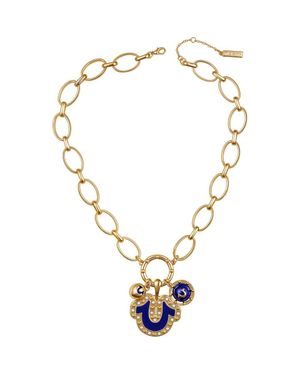 True Religion Pendant Necklace - Metallic