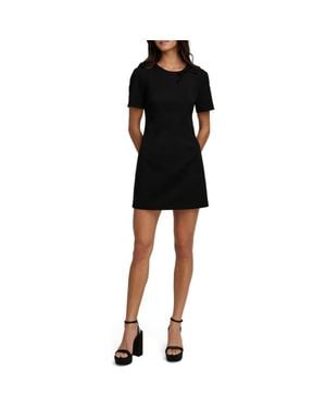 FAVORITE DAUGHTER The Cherie Bow Detail Minidress - Black
