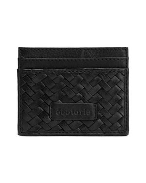 Écotorie Denton Leather Card Case - Black