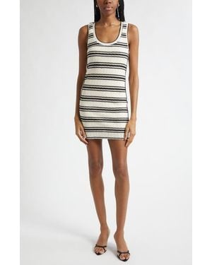 Ramy Brook Nylah Stripe Knit Tank Dress - Multicolor