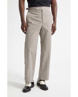 Bode Café Stripe Seersucker Pants - Multicolor