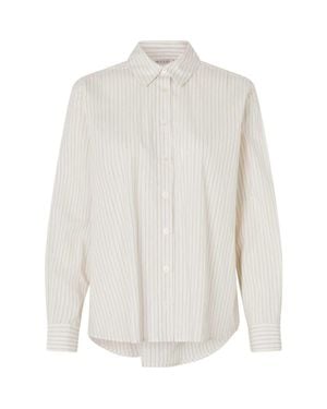 Masai Maimma 100% Cotton Long Sleeve Shirt - White