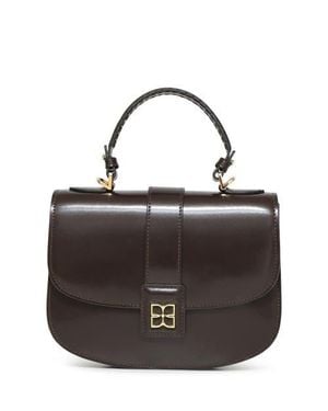 Belle & Bloom Shy Boy Top Handle Folio Bag - Black
