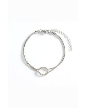 Mint & Lily Dainty Knot Bracelet - Blue