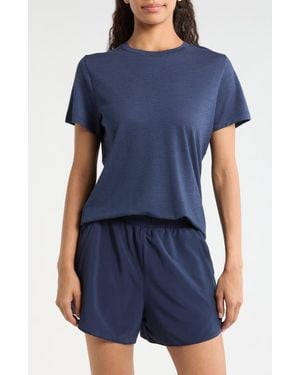 Smartwool Active Mesh Short Sleeve T-Shirt - Blue
