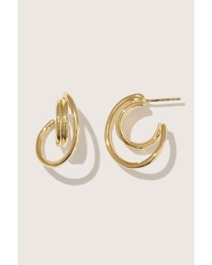 Otiumberg 14Kt Vermeil Sonder Earrings - Natural