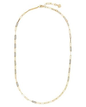 Kendra Scott Courtney Paper Clip Chain Necklace - White