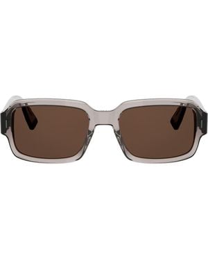 Dior Tailoring S21 56Mm Geometric Sunglasses - Brown