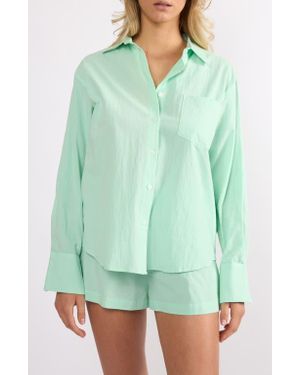 Viens Avec Moi The Everyday Boyfriend Shirt - Green