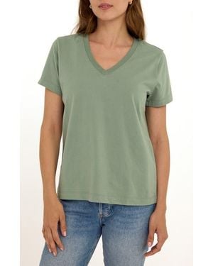 Threads For Thought Aria Essential Organic Cotton T-Shirt - Green