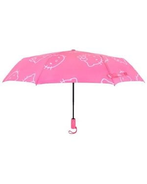 Sanrio,Hello Kitty Allover Head Print Umbrella - Pink