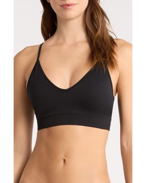 Nordstrom Seamless Bralette - Black
