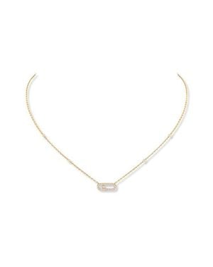 Messika Move Uno Pavé Diamond Pendant Necklace - Multicolor