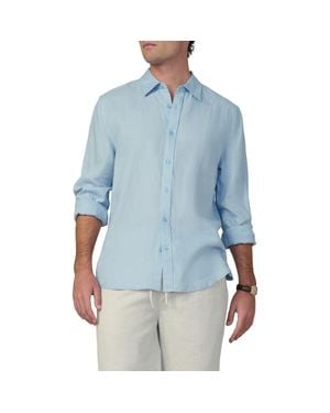 Joe's Jeans Jakob Linen Button-Up Shirt - Blue