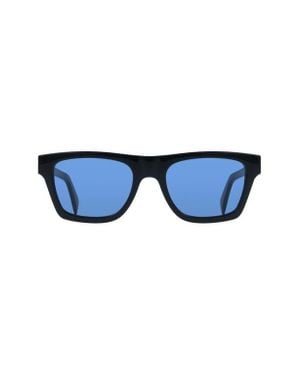 Paul Smith Morrel 54Mm Gradient Rectangular Sunglasses - Blue