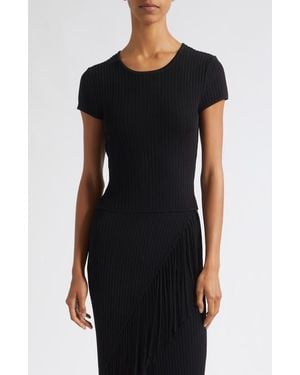 Toccin Matilda Ribbed Baby Tee - Black