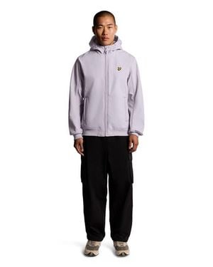 Lyle & Scott Fleece Lined Softshell Jacket - Purple
