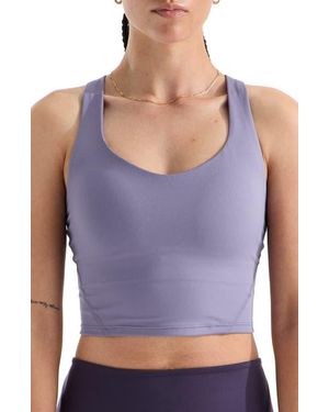 The North Face Jaida Longline Sports Bra - Purple