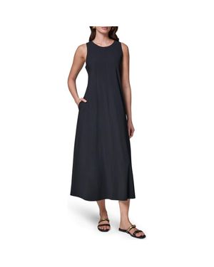 Donna Karan Sleeveless Midi Dress - Blue