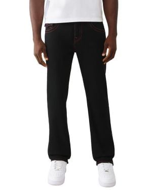 TRUE RELIGION Ricky Super T Straight Leg Jeans - Black