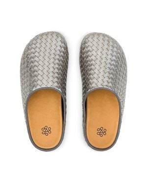 The Sak Bolinas Leather Woven Clog - Multicolor