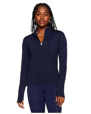 Fabletics Feather Tech+ Half-Zip Top - Blue
