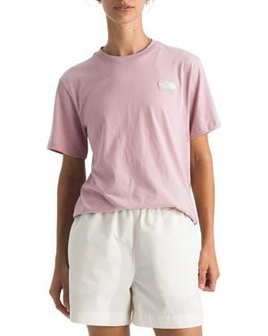 The North Face Evolution Simple Dome Relaxed Cotton T-Shirt - Red