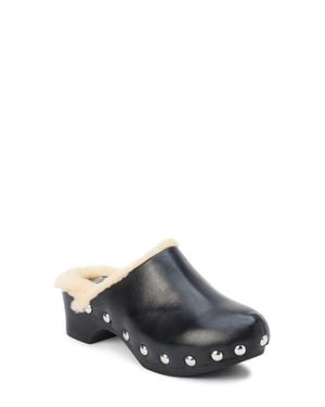 Matisse Mayfair Faux Shearling Lined Clog - Gray