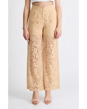 Extro & Vert Andrey Lace Pants - Natural