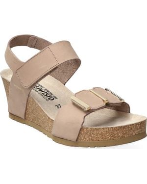 Mephisto Leonore Ankle Strap Sandal - Metallic