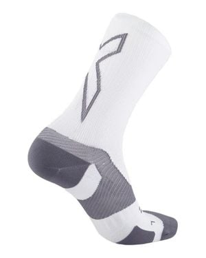 2XU Vectr Light Cushion Crew Socks - Gray