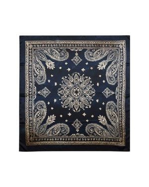 R13 Oversize Silk Bandana Scarf - Black