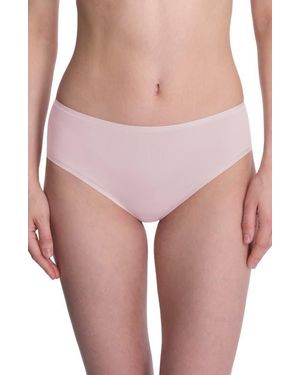 Natori Bliss Bare Cotton Hipster Briefs - Pink