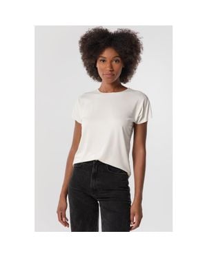 KADA The Cupro Infinity Tee Classic - White