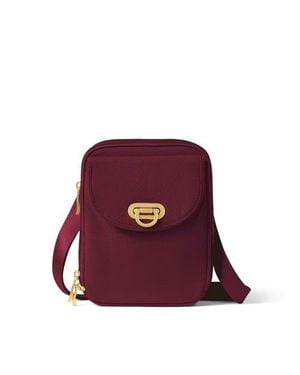 Baggallini Coastal Flip Lock Venture Crossbody - Purple