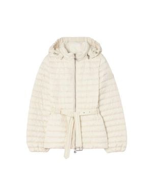 Burberry Nylon Amberley Puffer Jacket - Natural