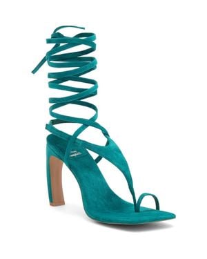 Jeffrey Campbell Bon Bon Ankle Wrap Sandal - Blue