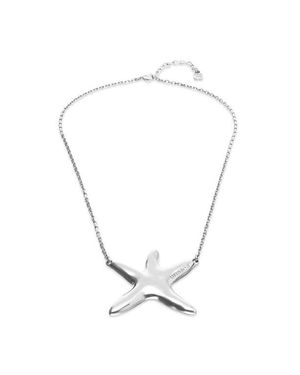 Uno De 50 Tone Necklace With Star Pendant - White