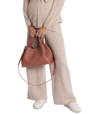 Cache Coeur Hills Wool Blend Wide Leg Maternity Pants - Natural