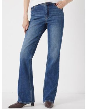 Hush Eliana Mid Rise Bootcut Jeans - Blue