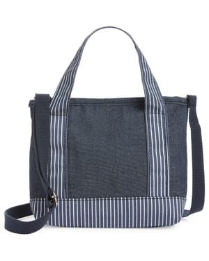 Ruby & Ry Kids' Stripe Denim Tote - Black