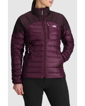 Outdoor Research Helium 800 Fill Power Down Jacket - Purple
