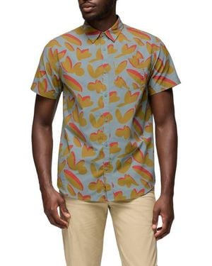 Prana Stimmersee Short Sleeve Button-Up Shirt - Multicolor