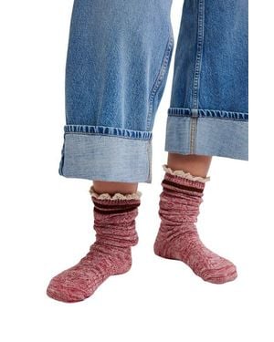 Free People Https: /Www.Freepeople.Com/Shop/Homecoming-Knee-High-Socks2 - Blue