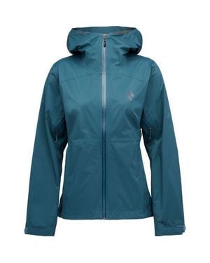 Black Diamond Fineline Stretch Rain Shell - Blue