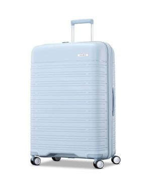 Samsonite Elevation Plus 28 Large Checked Spinner Luggage - Blue
