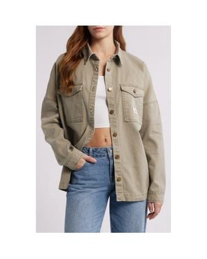 Rip Curl San Carlos Embroidered Cotton Twill Jacket - Green